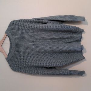 American Eagle Oversized Crew neck Sweater, Light Green, Small